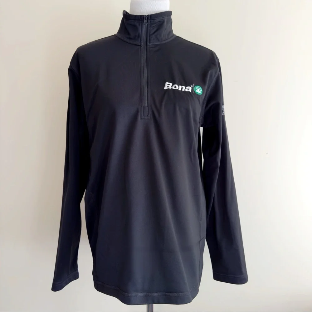 The North Face Boston Celtics Quarter Zip Jacket Top Mens Size Medium Branded